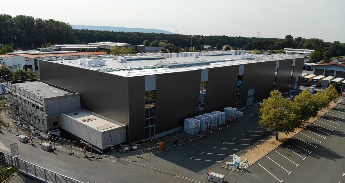 2021: Bau von Halle 8
