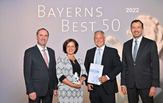 Empfang der Urkunde "Bayerns Best 50"