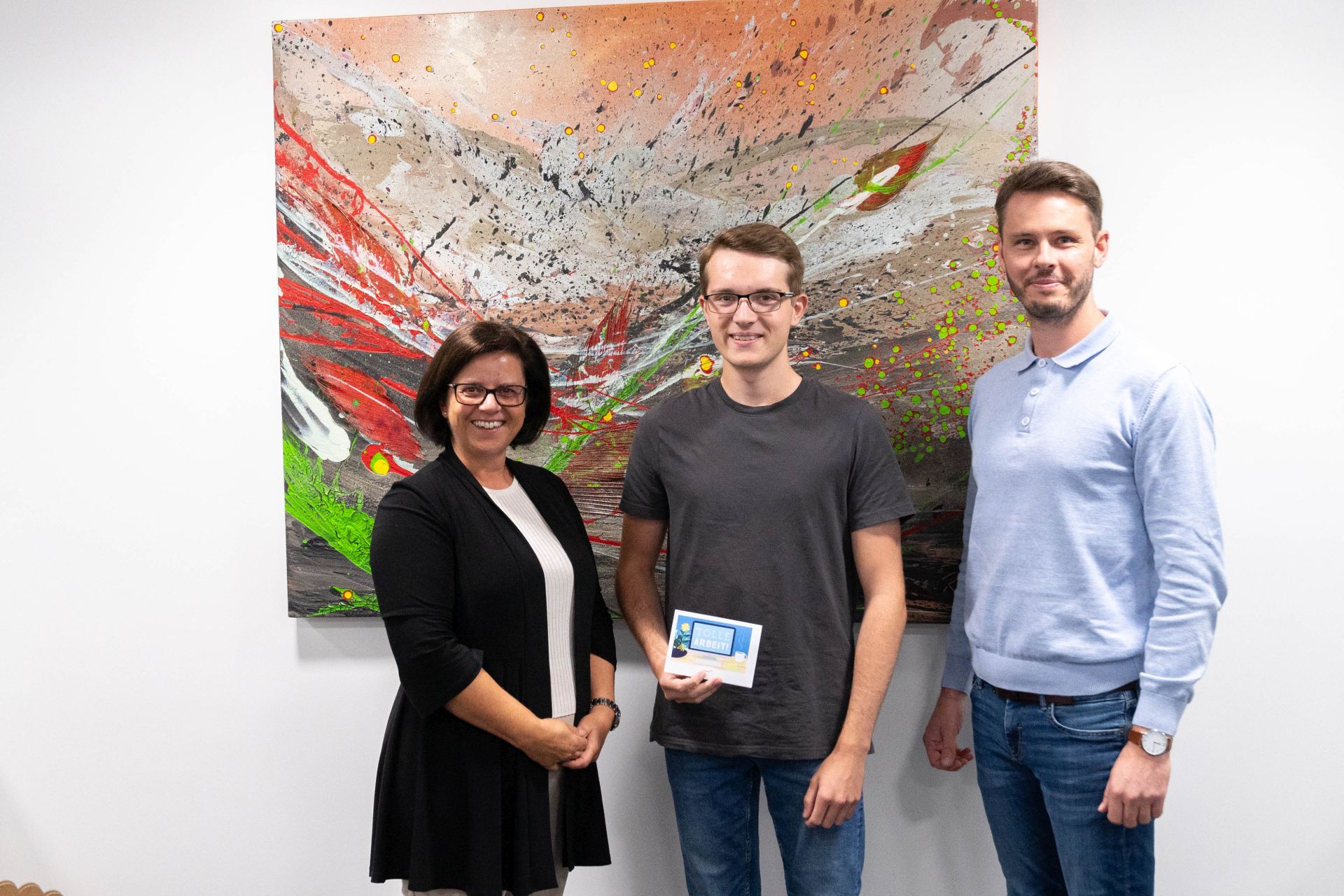 Esther Göpfert, Korbinian, Kohr und Ausbilder Sascha Niedermeyer